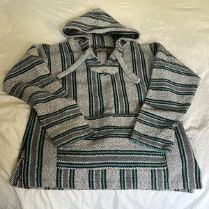 Black and Blue Hoodie